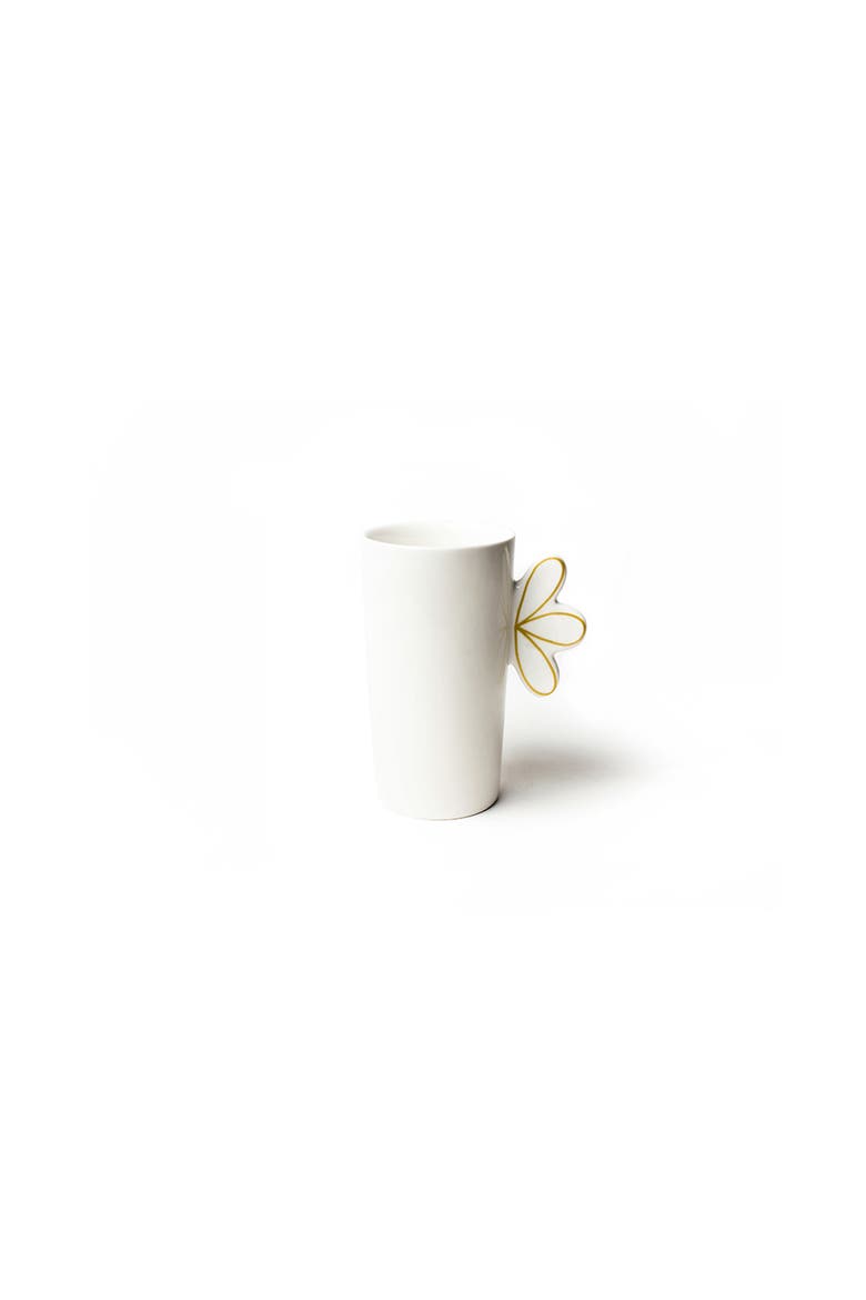 Deco Gold Scallop Mug, Alternate, color, Yellow