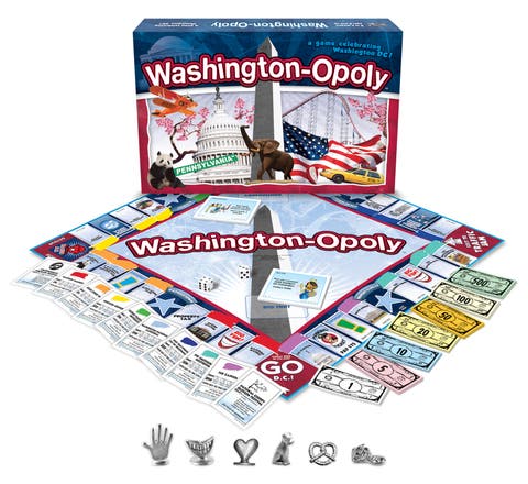 Washingtondcopoly Monopoly Board Game
