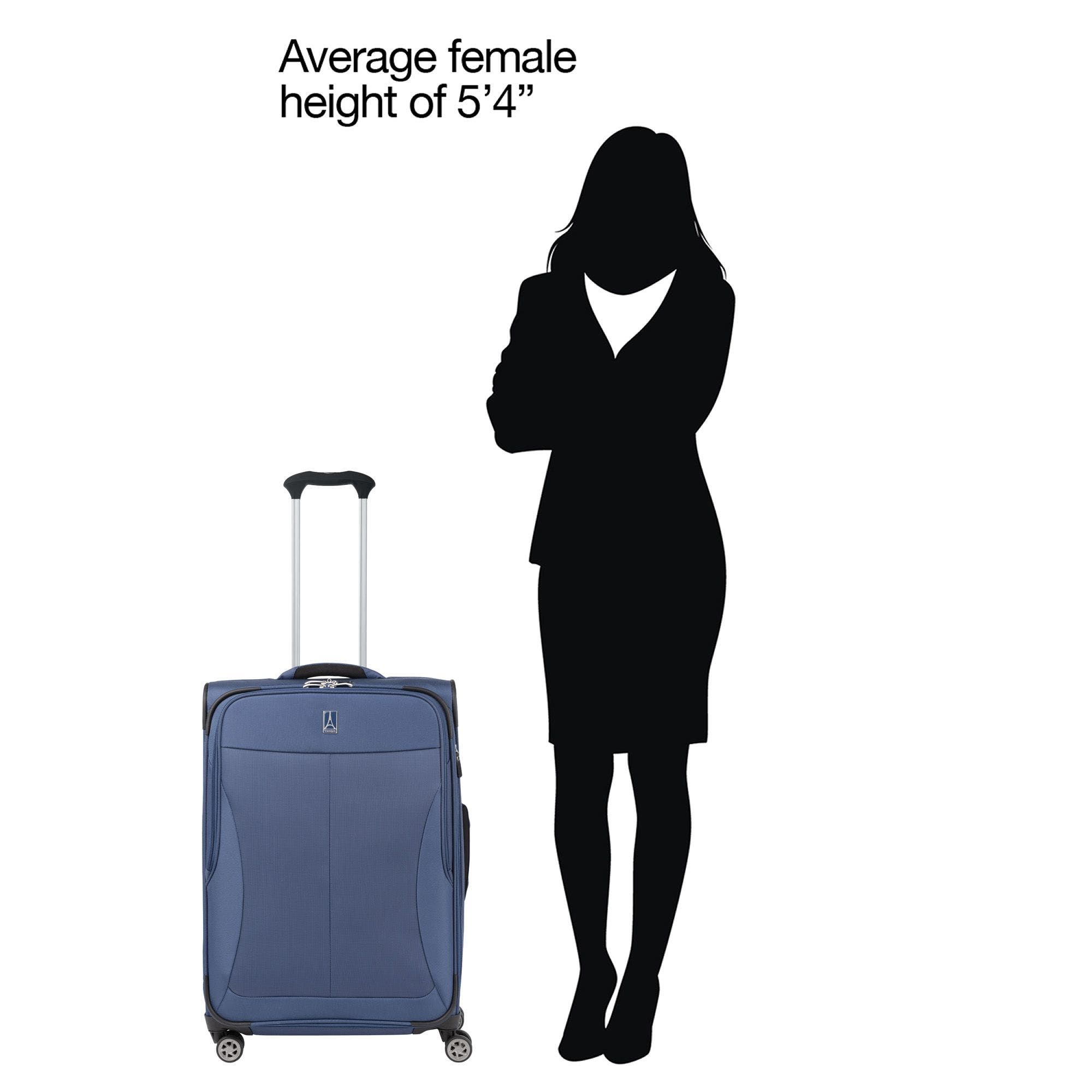 Женские чемоданы TRAVELPRO Walkabout 6 Softside Expandable 25" Medium Checked Spinner Luggage — фото 8