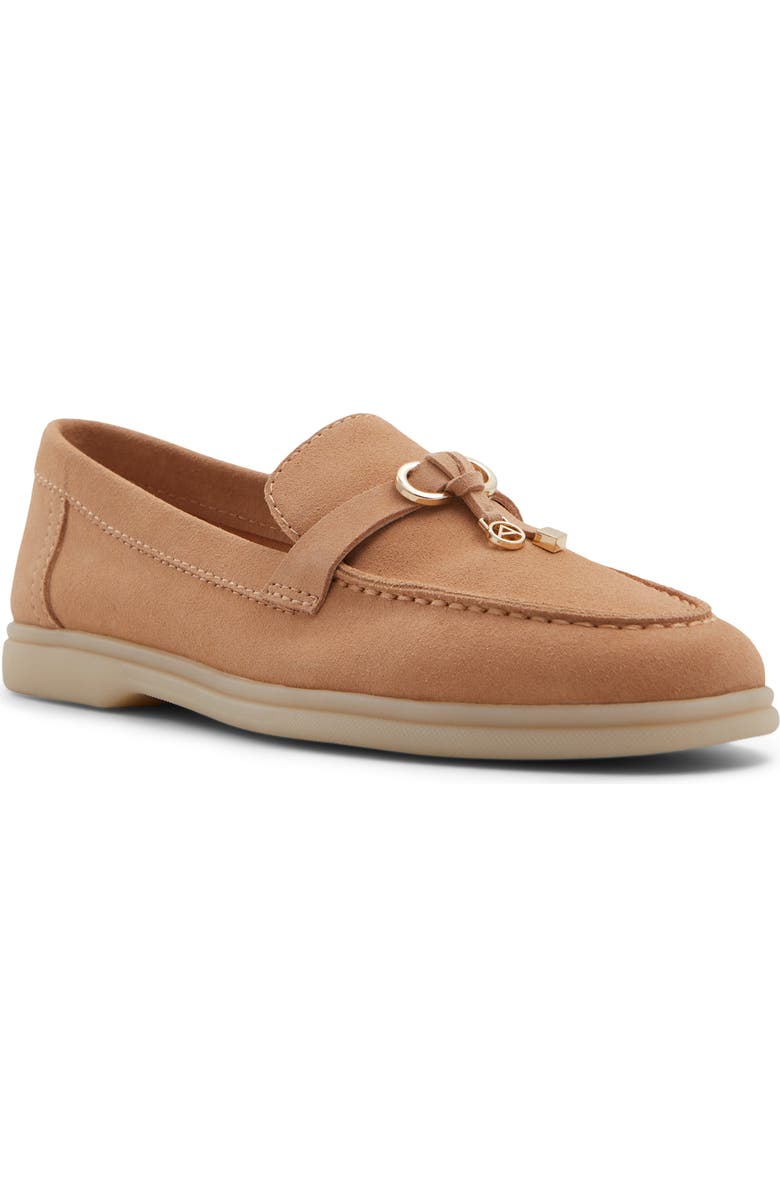 ALDO Creras Tassel Loafer, Main, color, Dark Beige