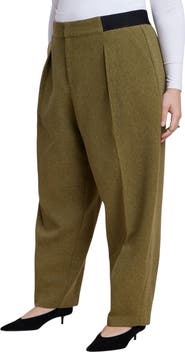 ELOQUII Elastic Waist Straight Leg Trouser
