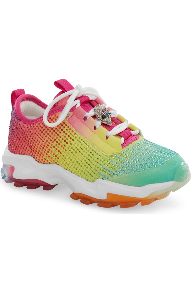Kurt Geiger London Kids' Mini Lettie Crystal Sneaker, Main, color,