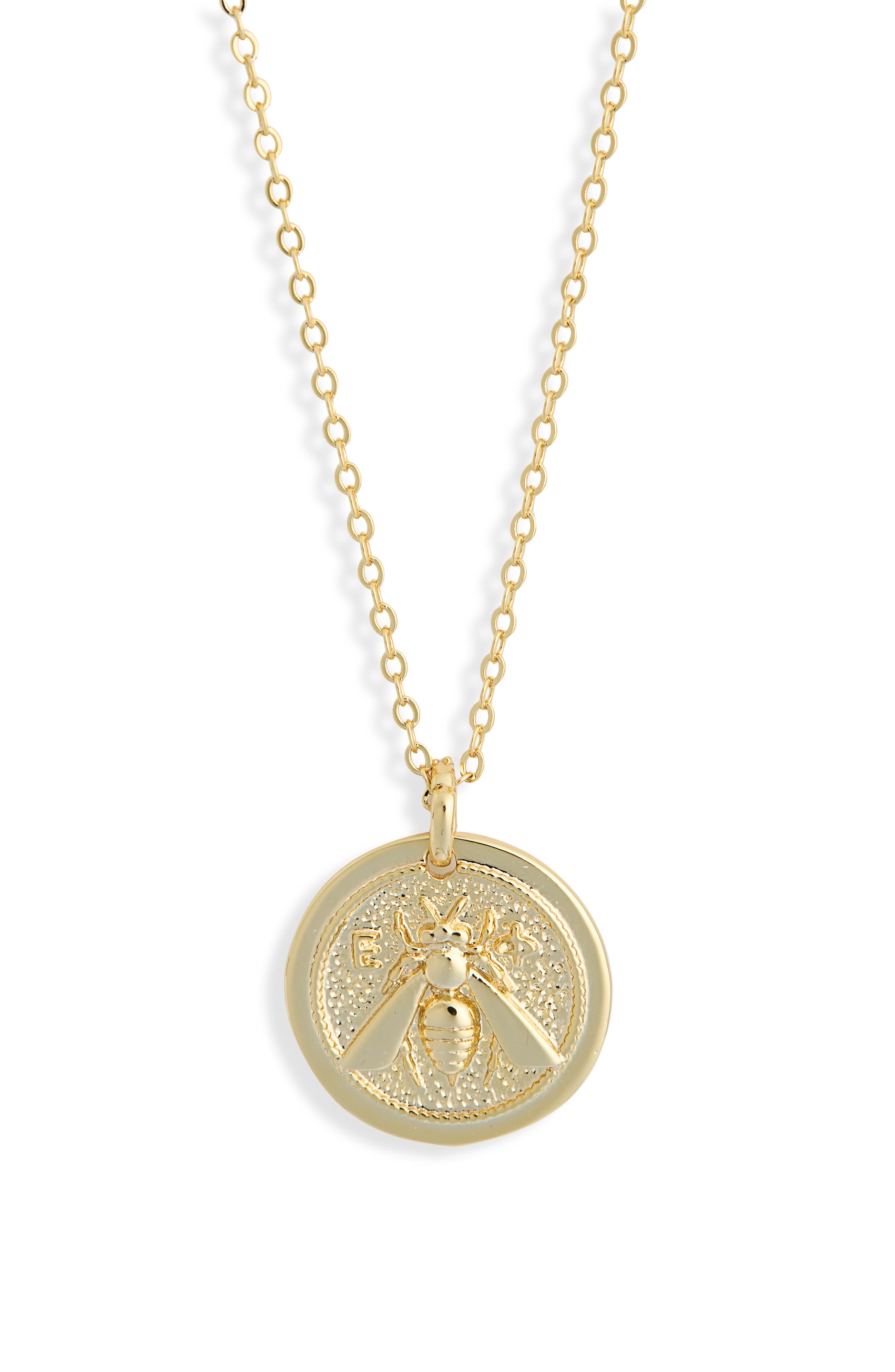 Electric Picks Honey Bee Pendant Necklace