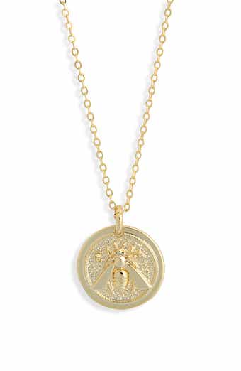 Electric Picks Honey Bee Pendant Necklace