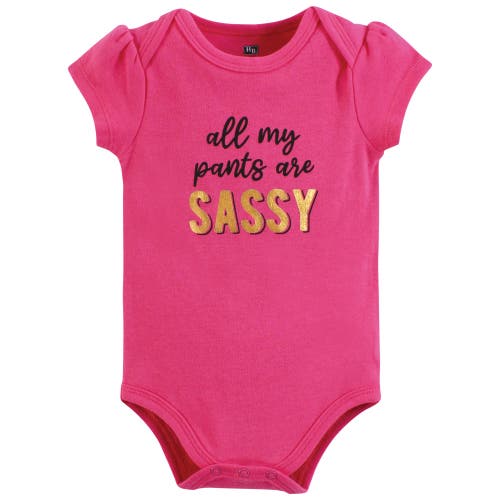 Hudson Baby Soft Cotton Collection Bodysuit, Pants, And Footwear Collection In Multi
