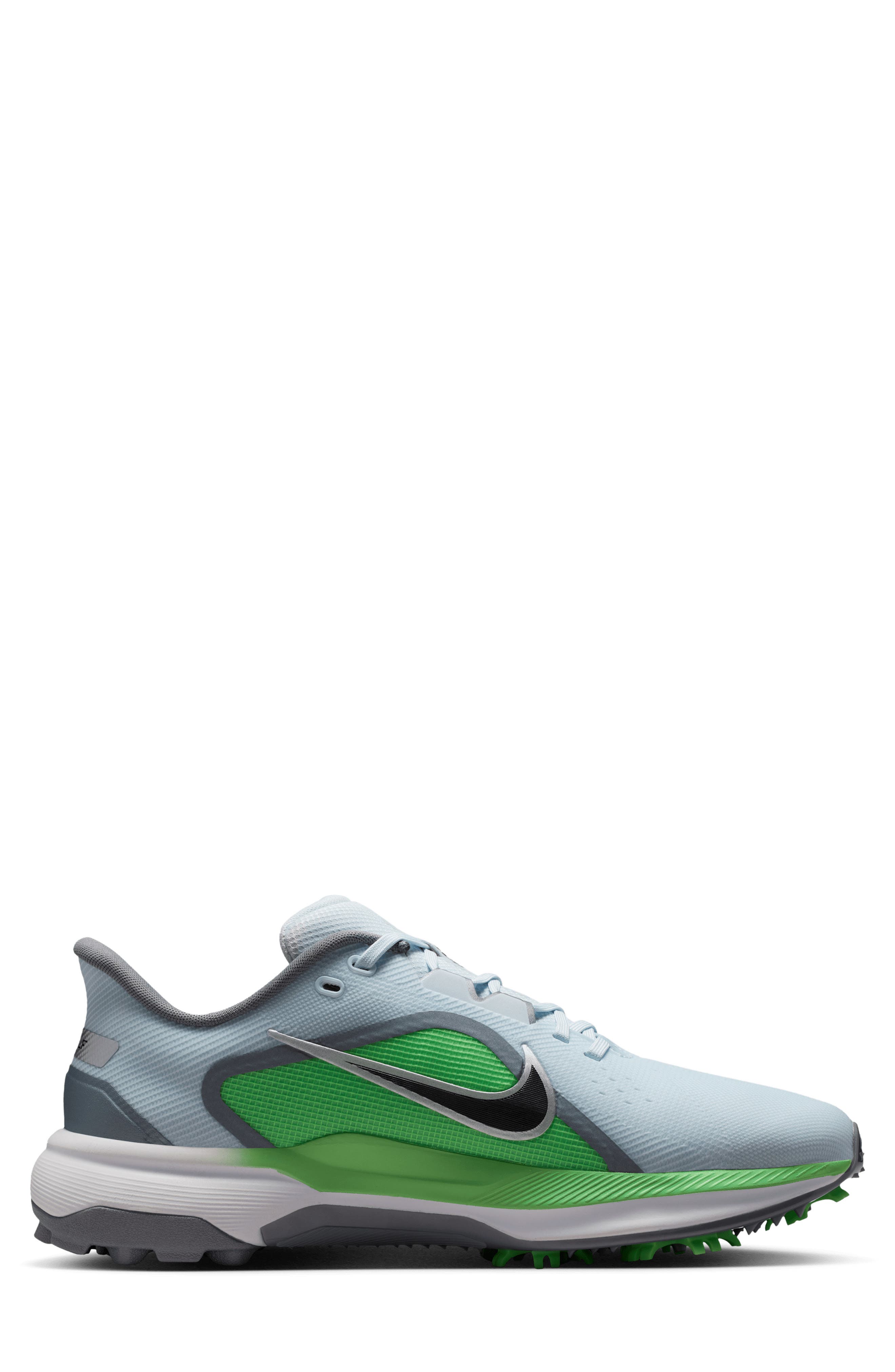 Pegasus 1 G Waterproof Golf Shoe, Alternate, color, GREY/ ILLUSION GREEN/ BLACK