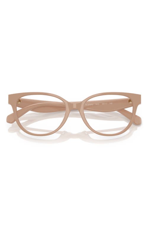 Tory Burch 53mm Phantos Optical Glasses In Bone