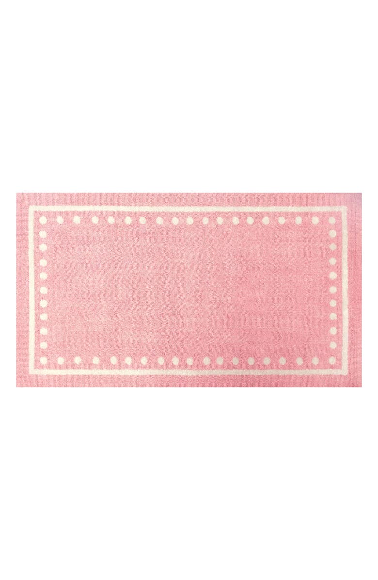 R16 HOME Dottie Seashell Indoor/Outdoor Doormat, Main, color, Pink/ White
