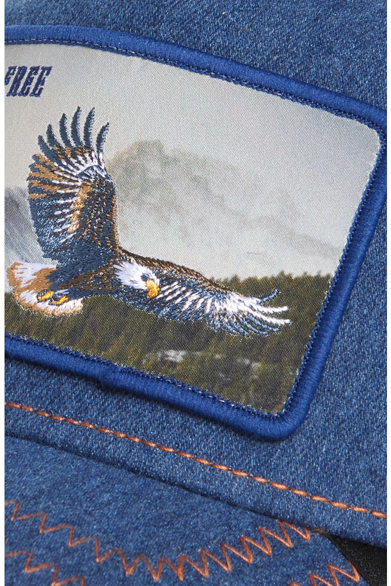 Born Free Trucker Hat, Alternate, color, NAVY