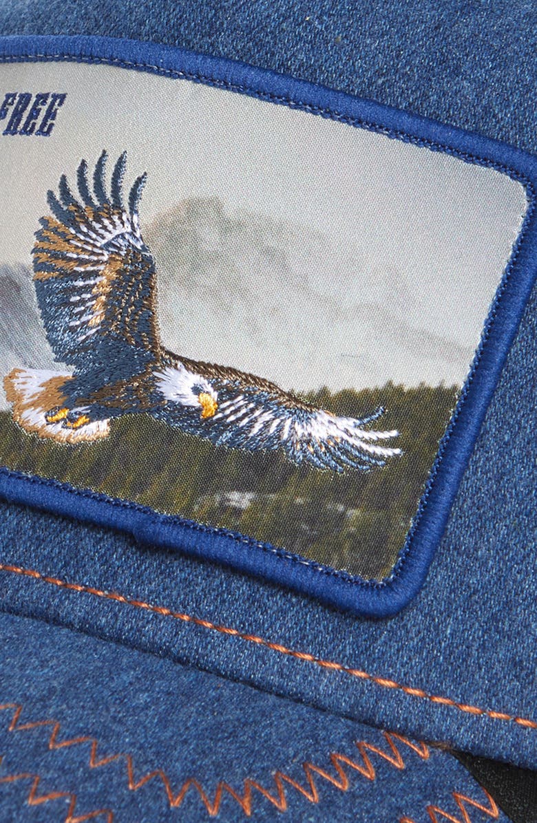 Goorin Bros. Born Free Trucker Hat, Alternate, color, Navy