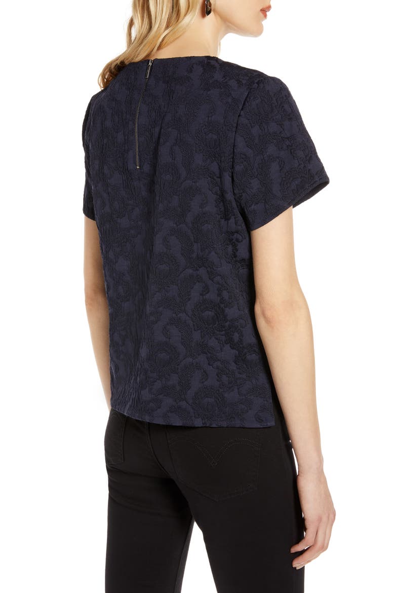Jacquard Top, Alternate, color, NAVY PEACOAT