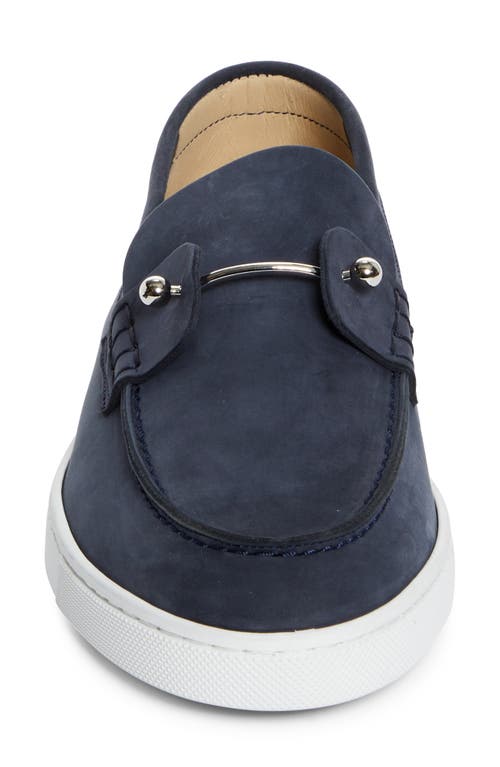Christian Louboutin Chambeliboat Donna Boat Shoe In Marine