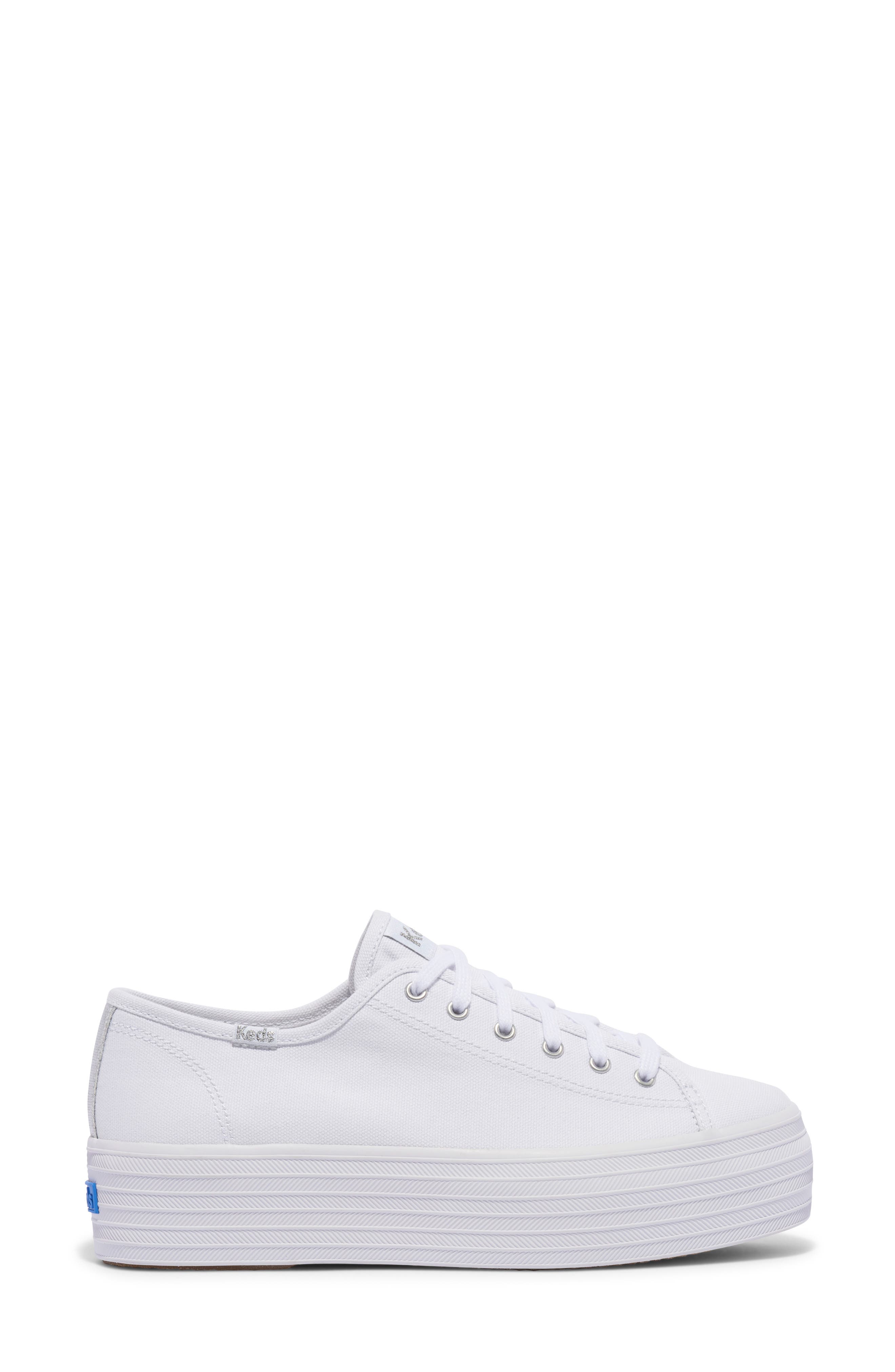 Keds<sup>®</sup> Triple Up Sneaker, Alternate, color, White Canvas