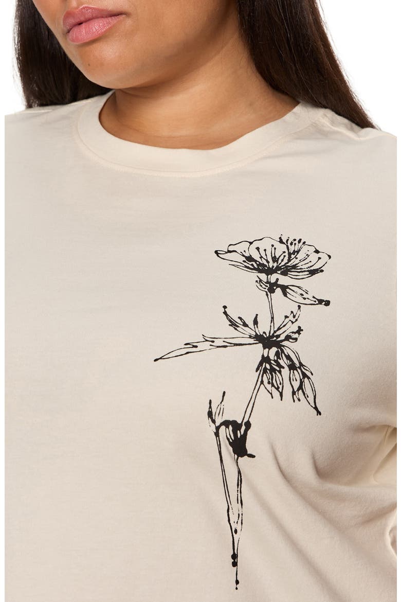 Timeless Dandelion Graphic Organic Cotton T-Shirt, Alternate, color, COLLAGEN WHITE/ DANDELION