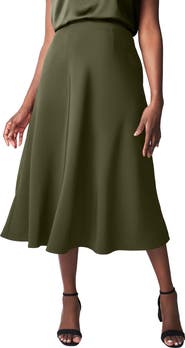 Jessica London Bi-Stretch Swing Skirt