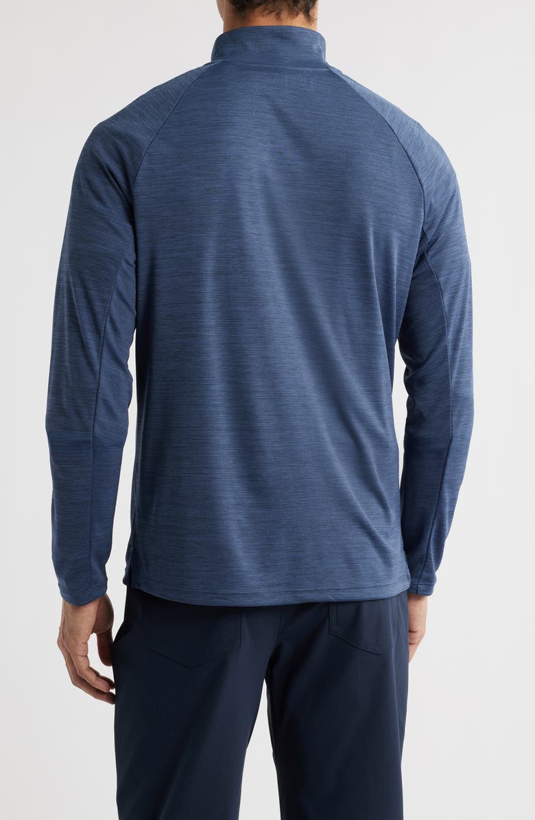 Zella Course Quarter-Zip Pullover, Alternate, color, Navy Eclipse