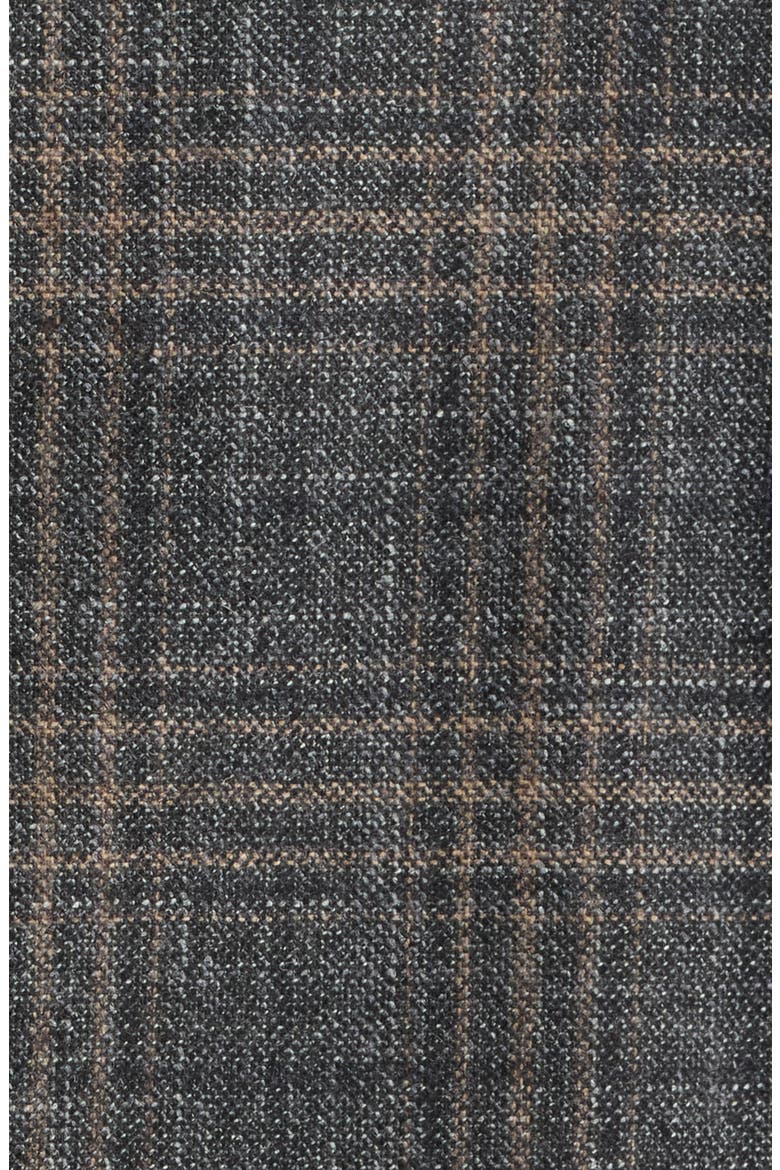 McAllen Plaid Wool, Silk & Cashmere Sport Coat, Alternate, color, CHARCOAL