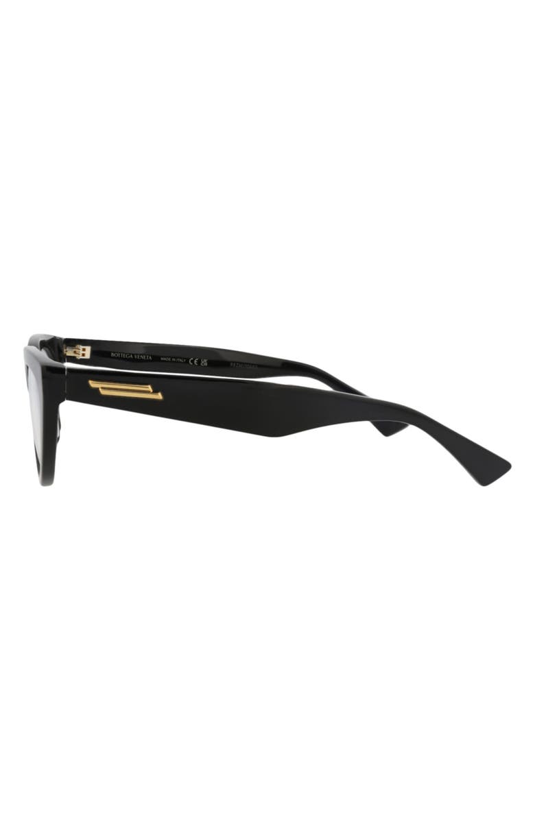 Bottega Veneta Optical Glasses, Alternate, color, Black Black Transparent