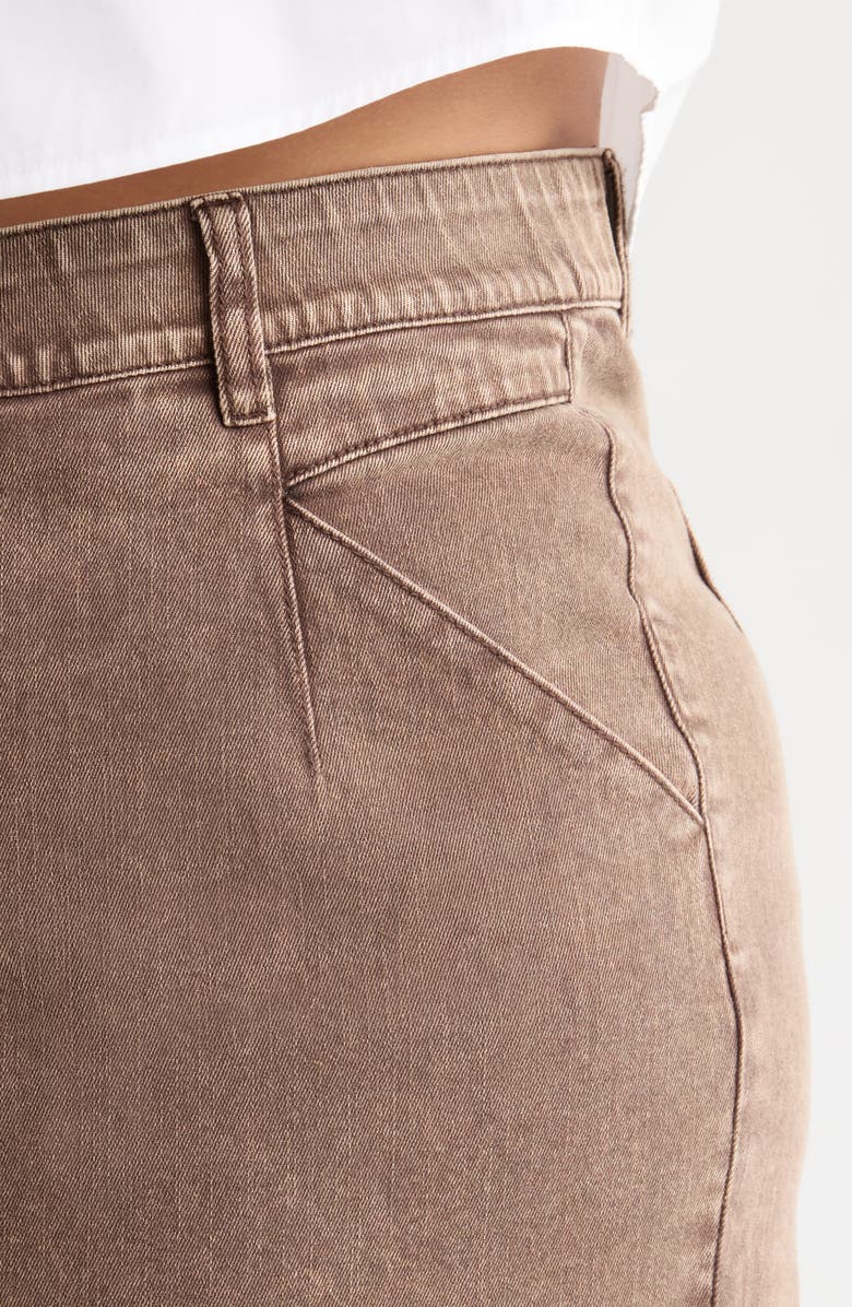 Wit & Wisdom Wyatt Skyrise High Waist Ankle Wide Leg Jeans, Alternate, color, Washed Dark Walnut