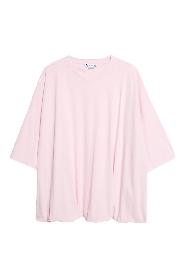 Gathered Oversize 1996 Logo Graphic T-Shirt, Alternate, color, BABY PINK