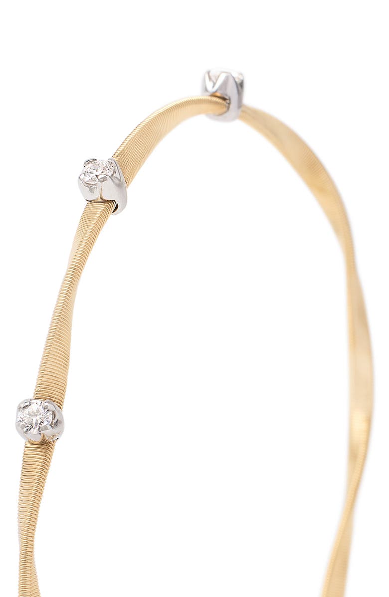 Marco Bicego Marrakech Diamond Station Bracelet, Alternate, color, Yellow Gold