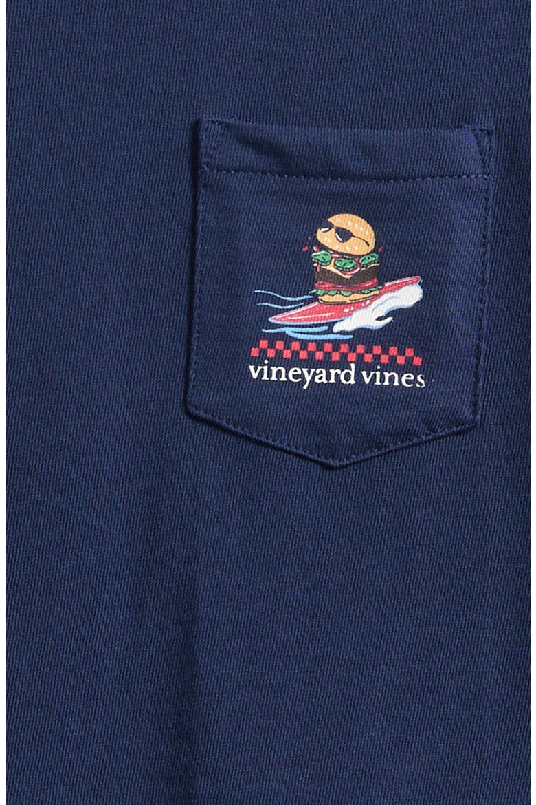 Kids' Surfin' Burger Cotton Graphic T-Shirt, Alternate, color, JAKE BLUE