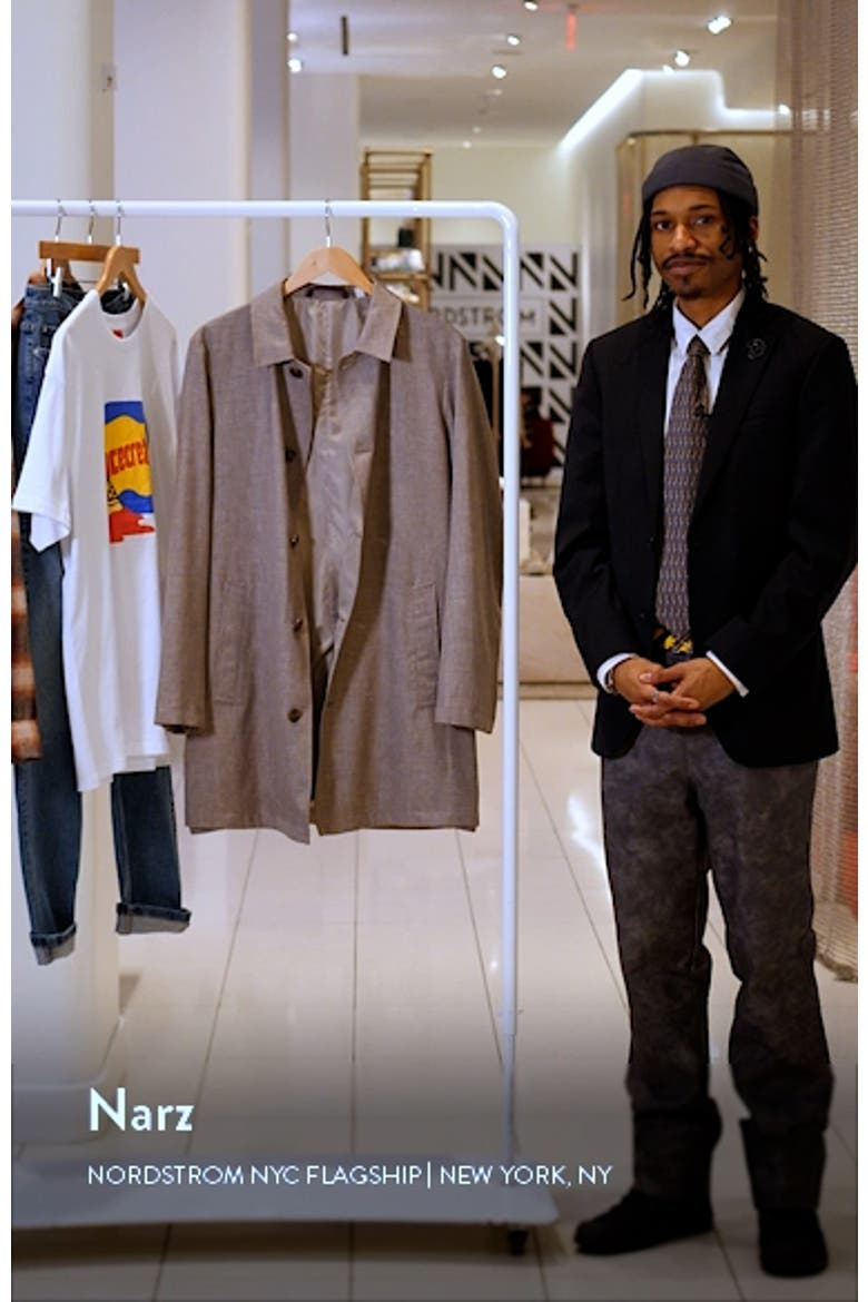 Hans Wool Raincoat video