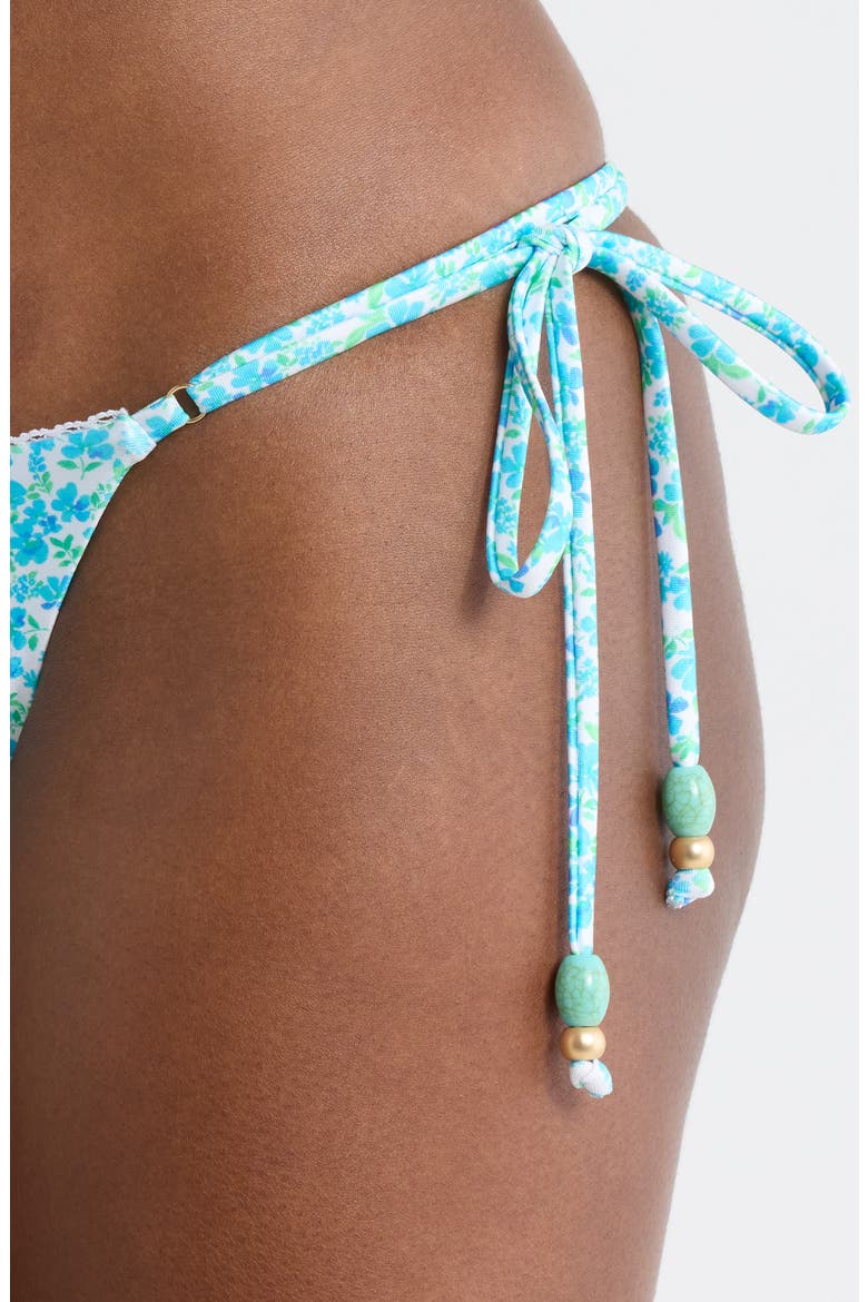 Decorative Side Tie Bikini Bottoms, Alternate, color, OCEAN AURA