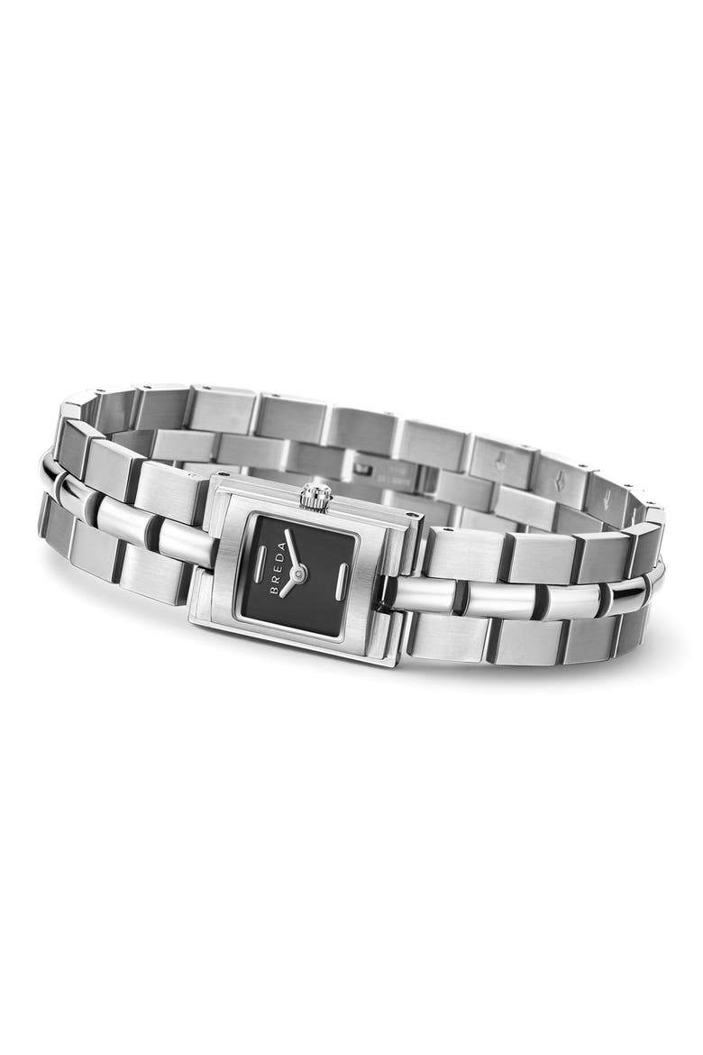 Relic Square Bracelet Watch, 16mm, Alternate, color, SILVER