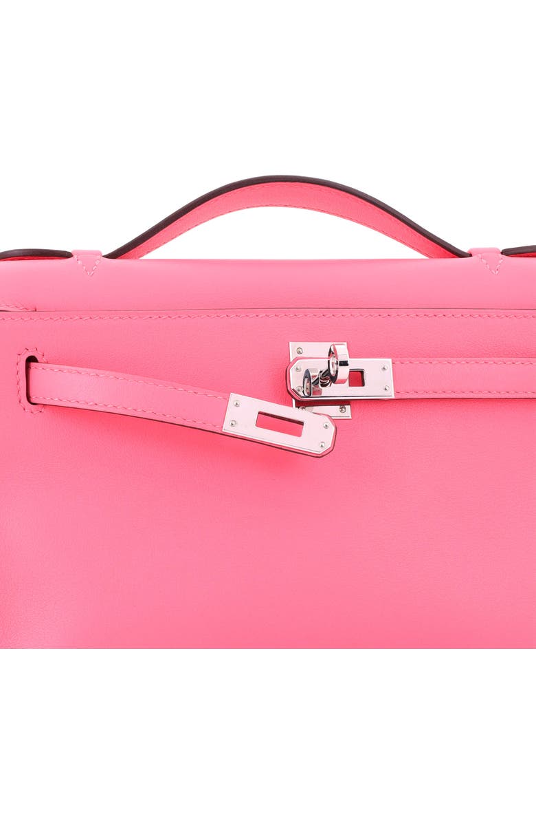 Pre-Owned Hermes Kelly Pochette Swift, Alternate, color, Rose Azalee