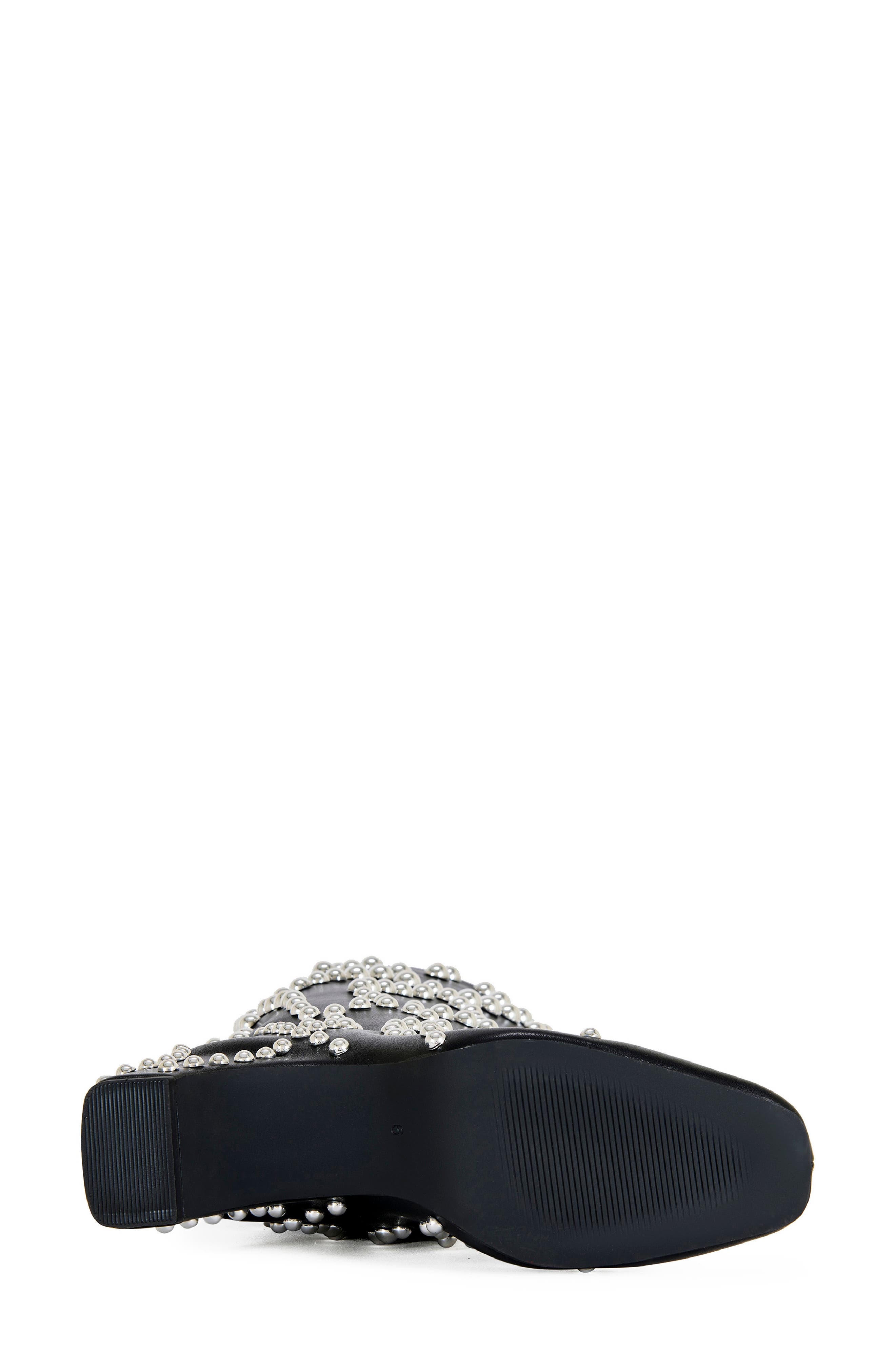 AZALEA WANG Virgile Studded Knee High Boot, Alternate, color, Black