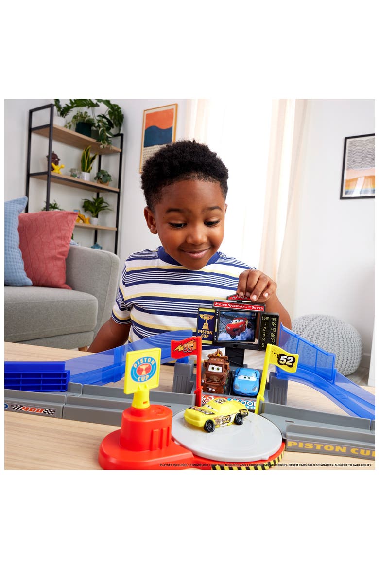 Piston Cup Jump 'N Stunt Raceway Playset, Alternate, color, ASST