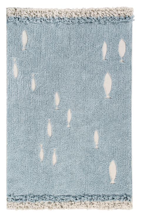 Ocean Shore Washable Recycled Cotton Blend Rug
