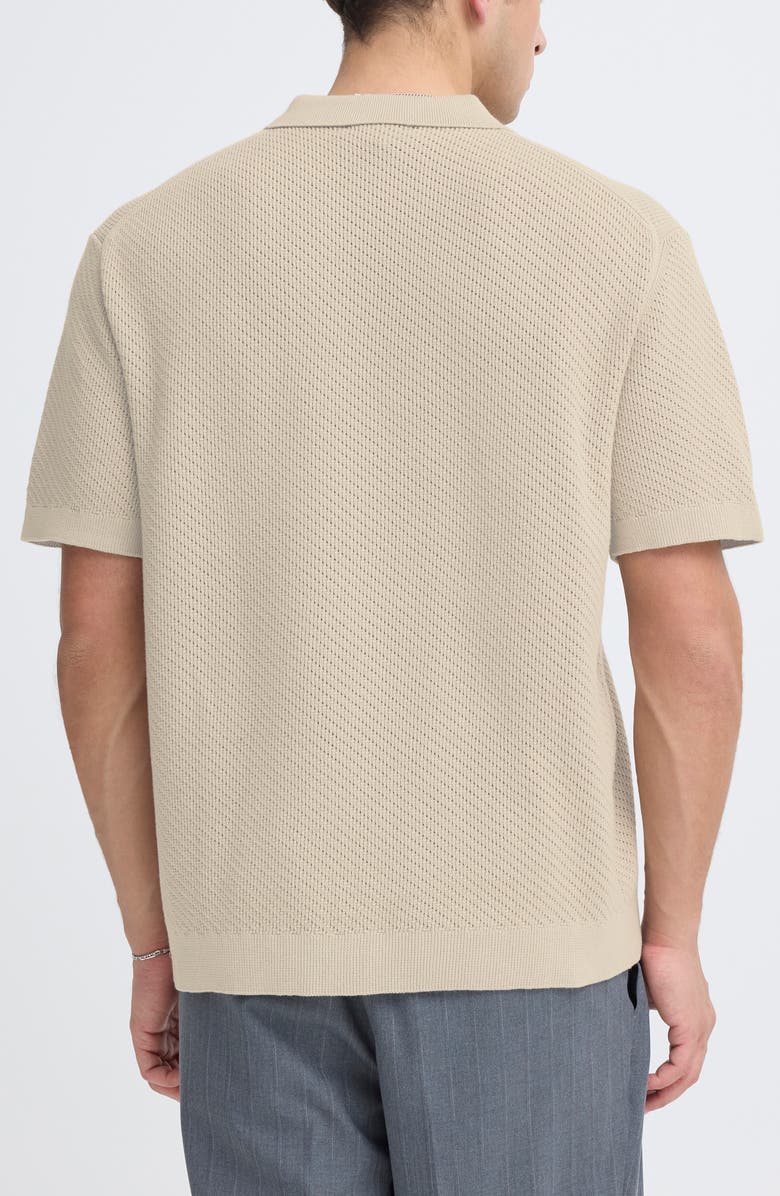 CASUAL FRIDAY Knit Polo, Alternate, color, Island Fossil