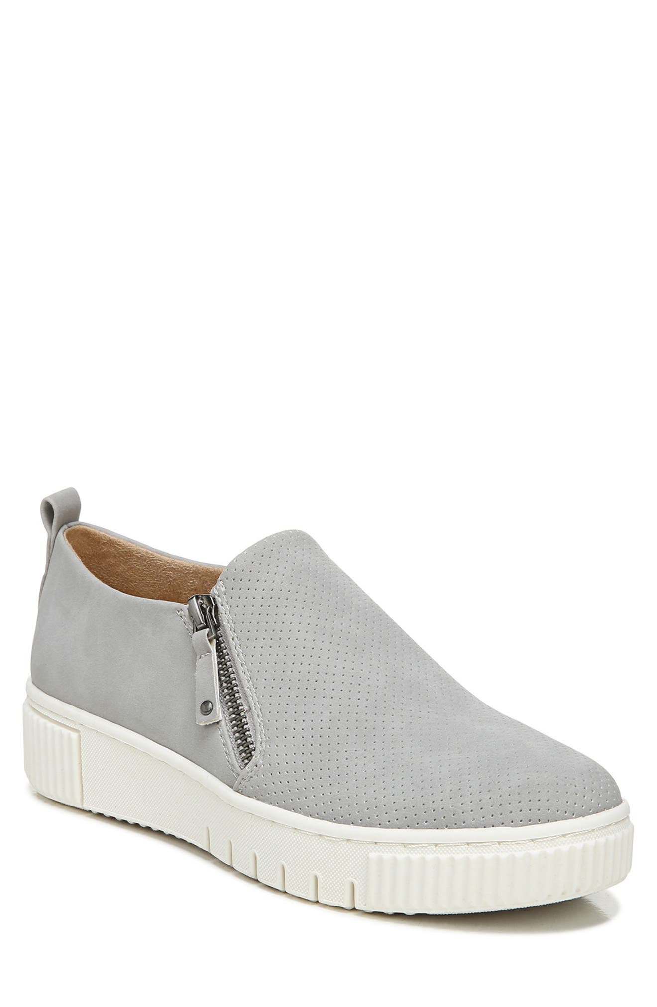 SOUL NATURALIZER Turner Perforated Slip-On Sneaker - Wide Width Available, Alternate, color, Stone