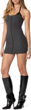 EDIKTED Peekaboo Lace Minidress
