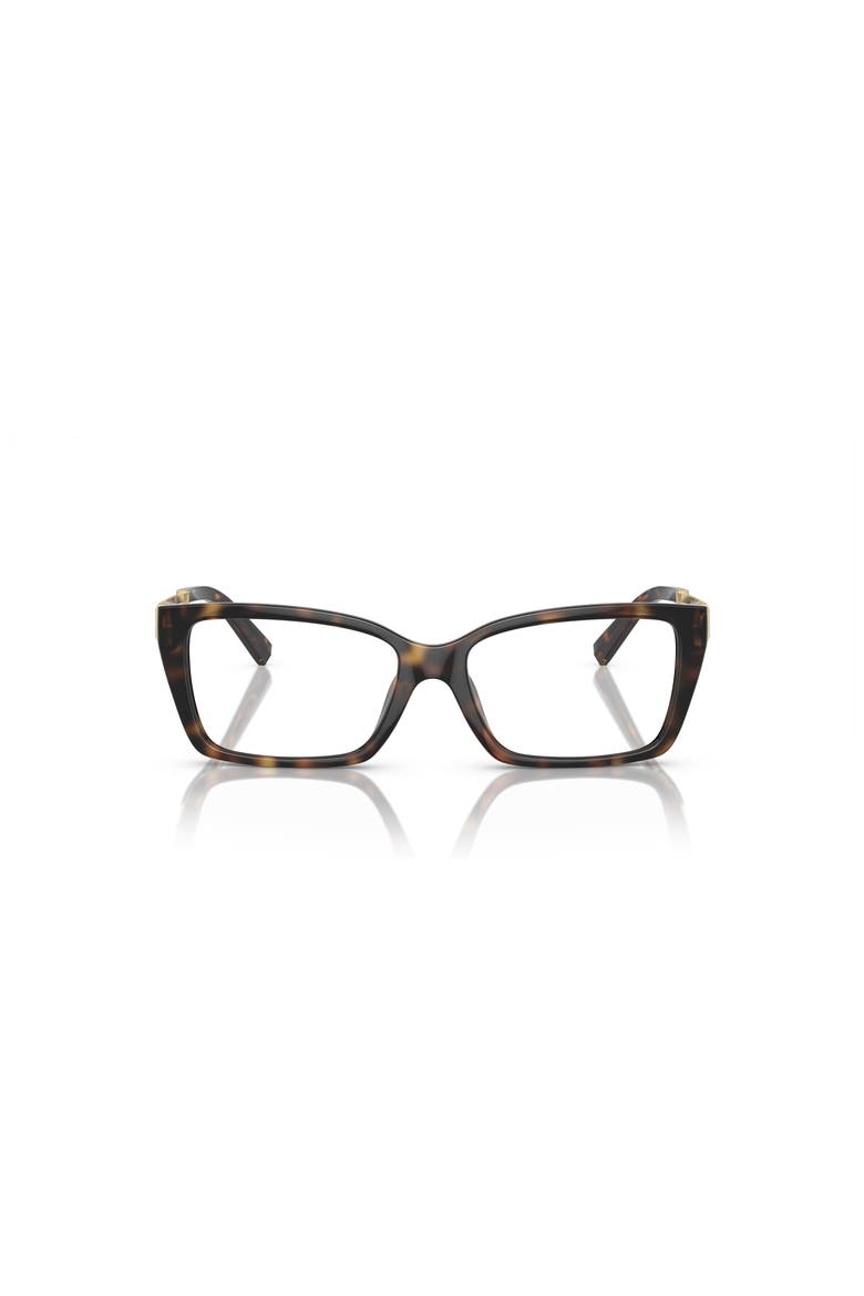 54mm Rectangle optical glasses, Alternate, color, Tortoise