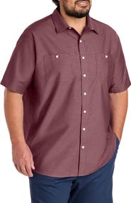 Synrgy by DXL Textured Solid Sport Shirt