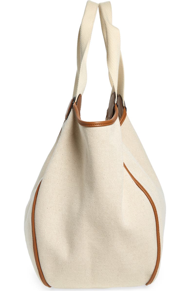 Moncler Nalani Canvas Tote Bag, Alternate, color,