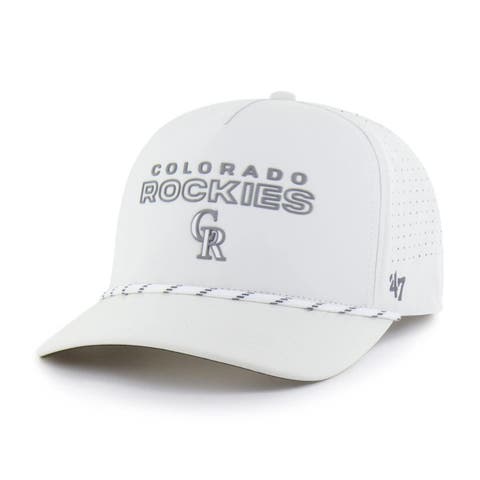 Men's '47  White Colorado Rockies Forward Vault Hitch Adjustable Hat