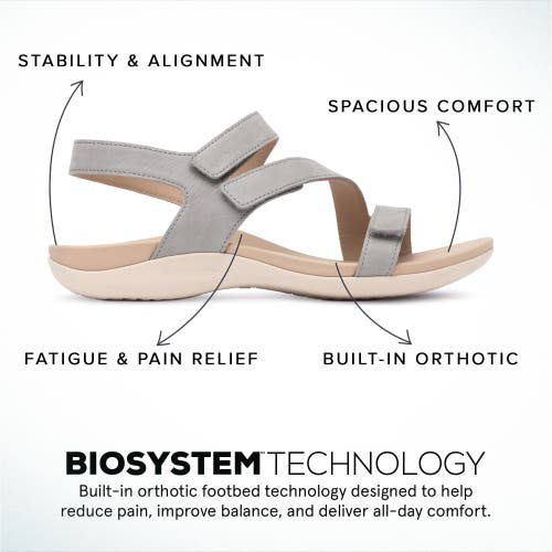 Abeo Oasis Sandal In Metallic - Regular