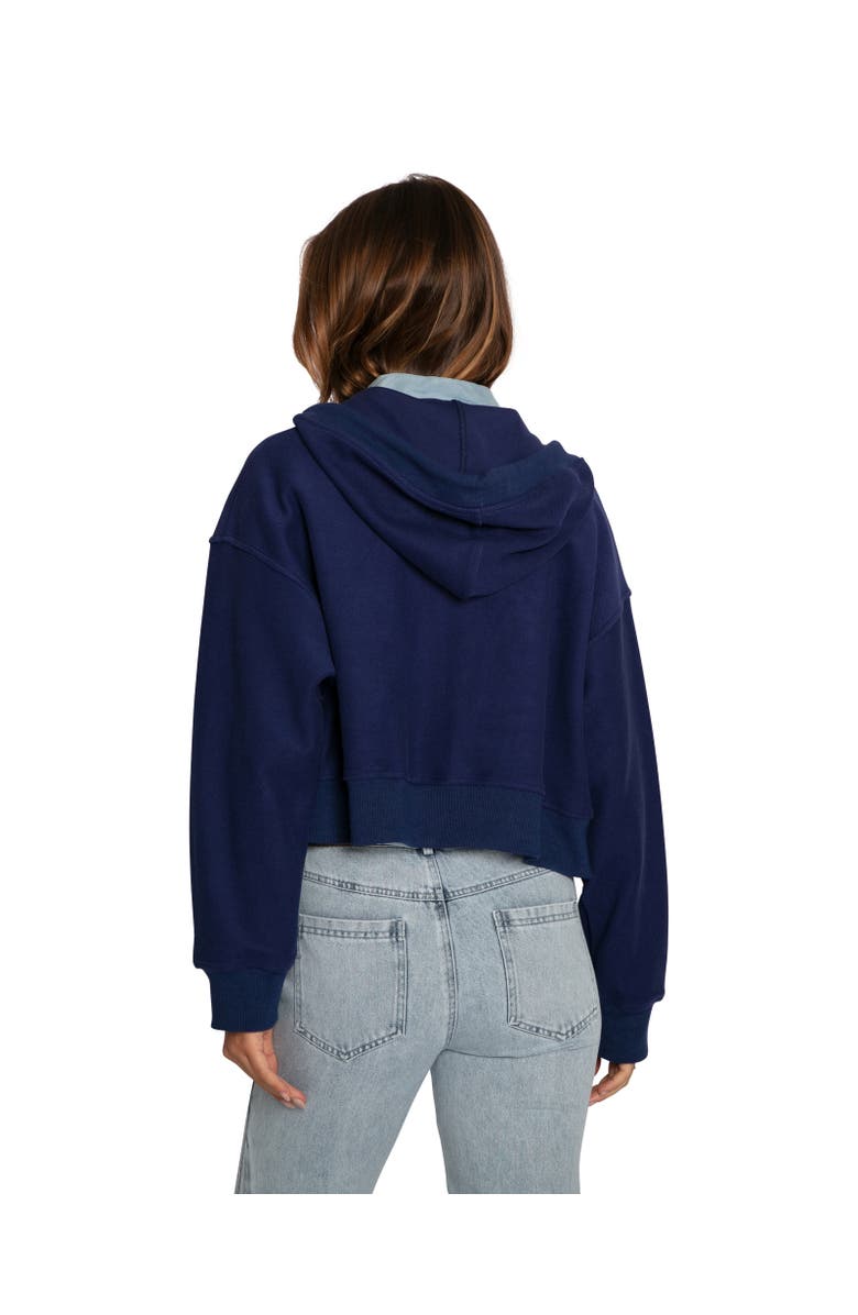 Belle & Bloom Fireside Cropped Utility Zip Jacket, Alternate, color, Navy