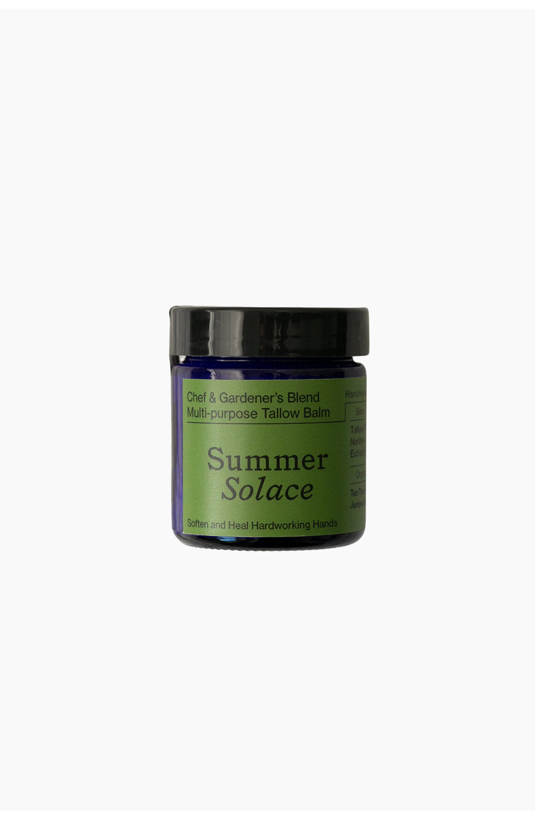 Summer Solace Tallow Chef & Gardener's Balm Regenerative Tallow, Main, color, Dark Blue / Olive