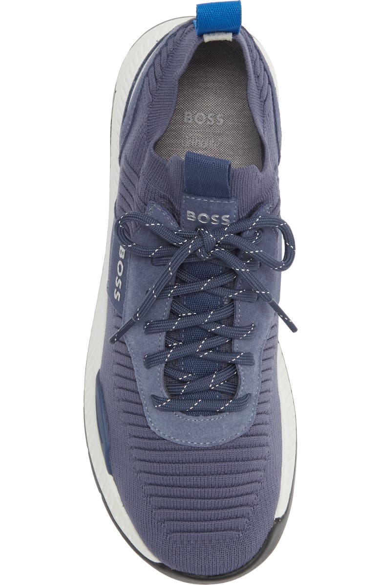 BOSS Baltimore Sneaker, Alternate, color, Blue/ White