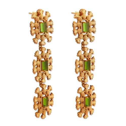Dhwani Bhansal Pina Earrings In Gold Plated