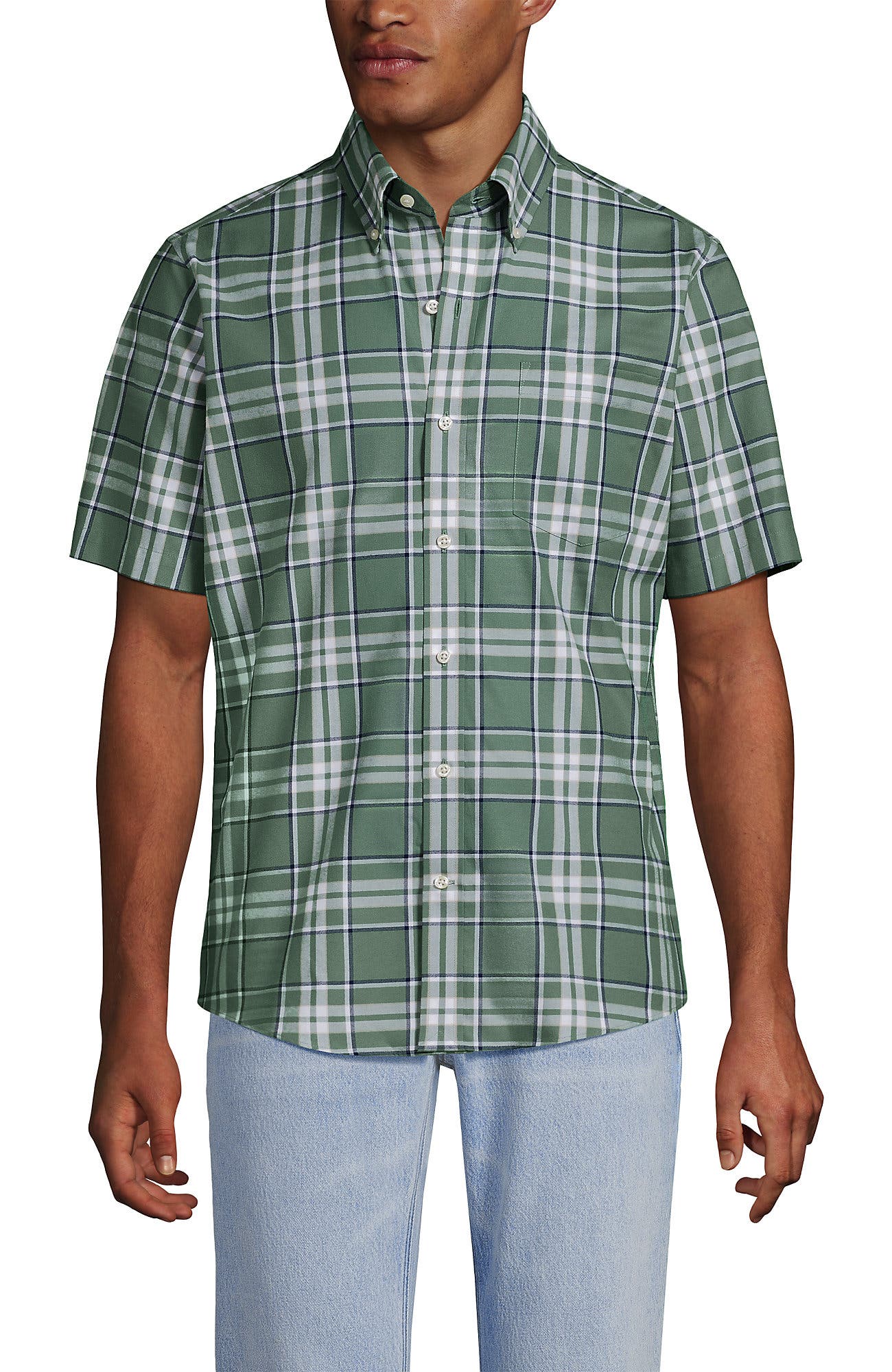 Eucalyptus/Navy Plaid
