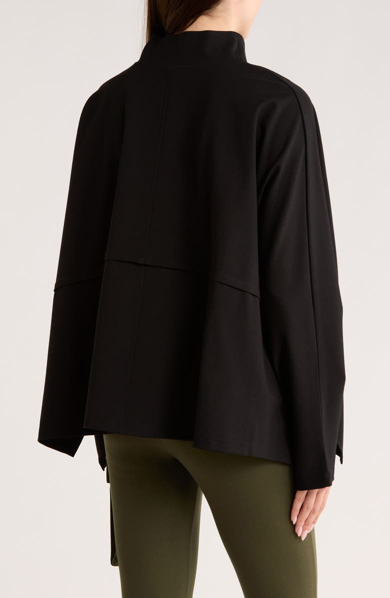 PATRIZIA LUCA Oversized Sweatshirt, Alternate, color, Black