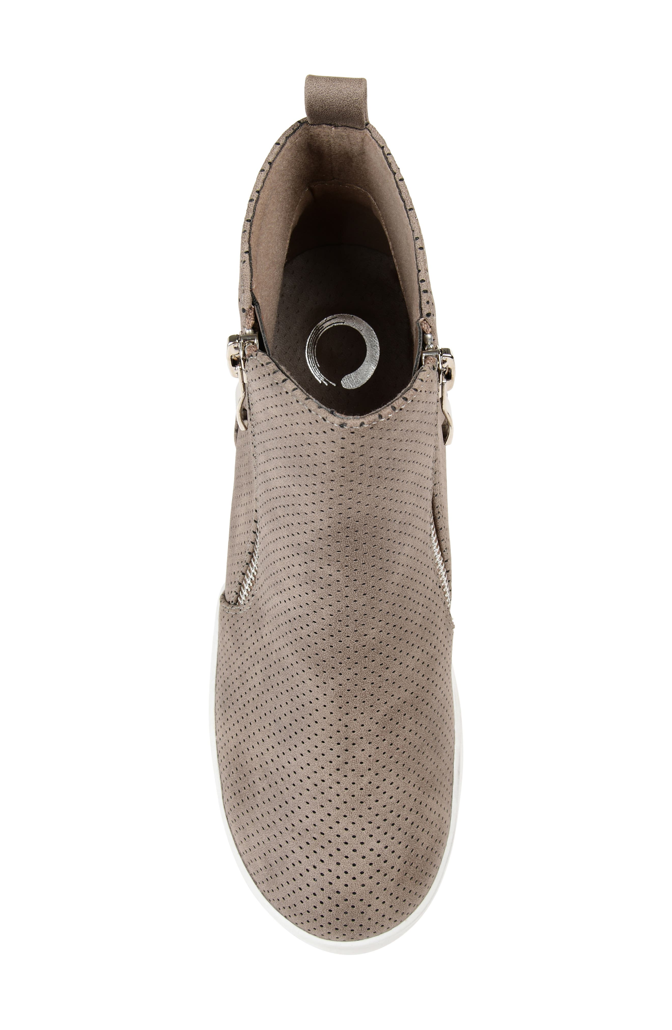 Pennelope Wedge Sneaker - Wide Width, Alternate, color, TAUPE