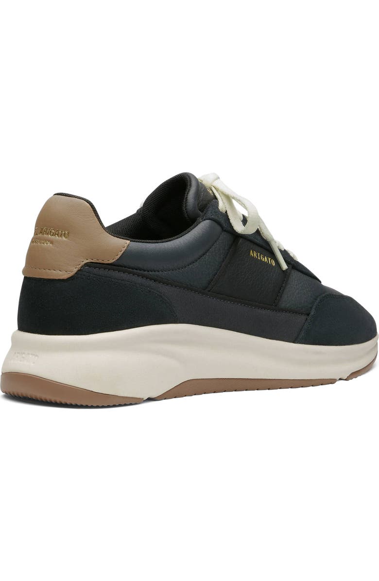 Axel Arigato Genesis Neo Leather Runner, Alternate, color, Off Black/Tan