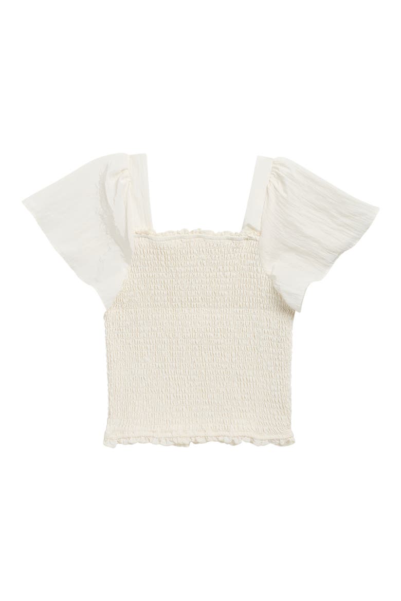 Kids' Smock Top, Alternate, color, IVORY